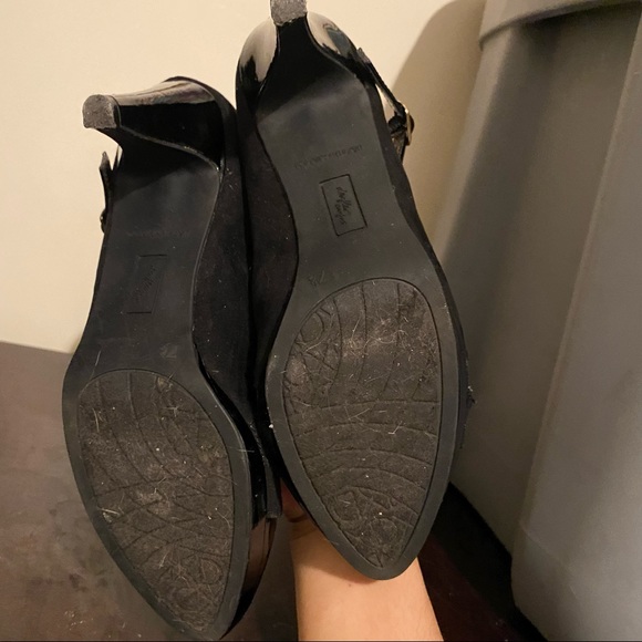 DEXFLEX COMFORT Black Mary Jane High Heels - Picture 5 of 6